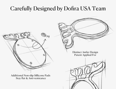 Dofira premium wood tray ships in blue and gold gift box for gifting.