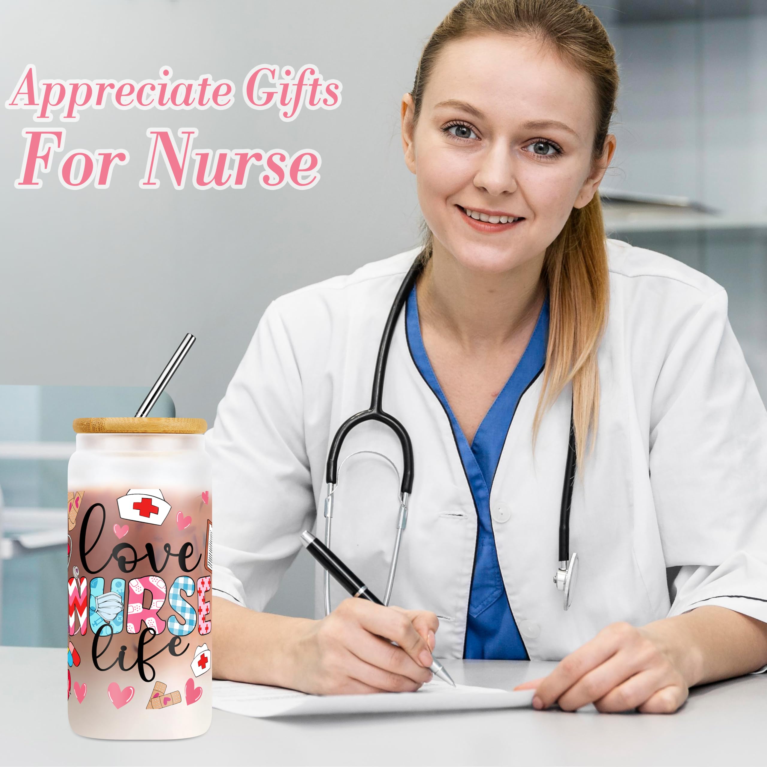 DOGMEM nurse gift box stickers showcase cheerful designs to personalize notes and planners.