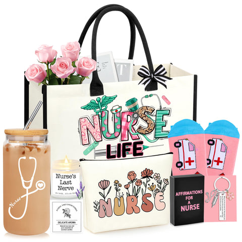 DOGMEM nurse gift set box with ribbon, ideal for Nurses Week gifting