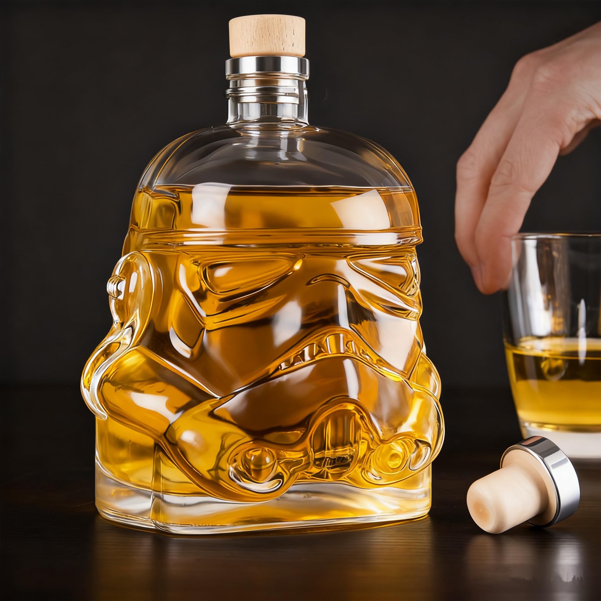 Doiaz stormtrooper design decanter adds playful bar vibe