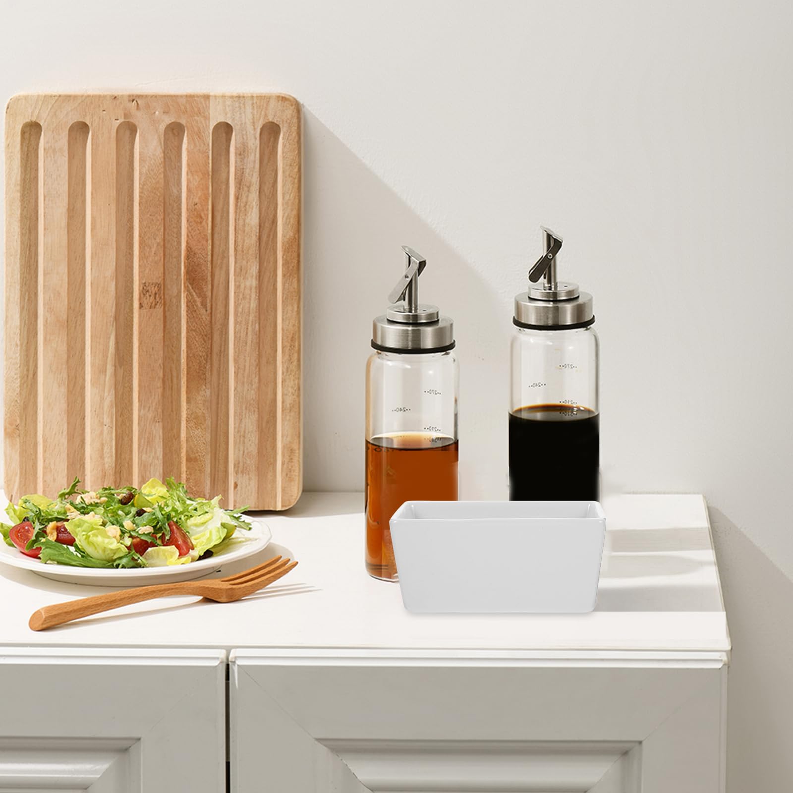 DOITOOL compact-two-piece-sugar-bowls provide neat table storage.