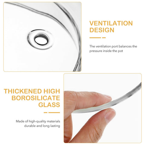 DOITOOL Glass Simmer Pot safe for microwave heating and gentle reheats.