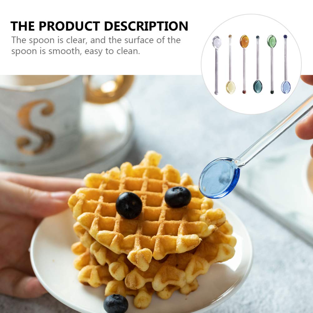 DOITOOL glass spoons for bar and home use