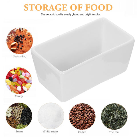 DOITOOL simple white appearance blends with most kitchen and dining decor.