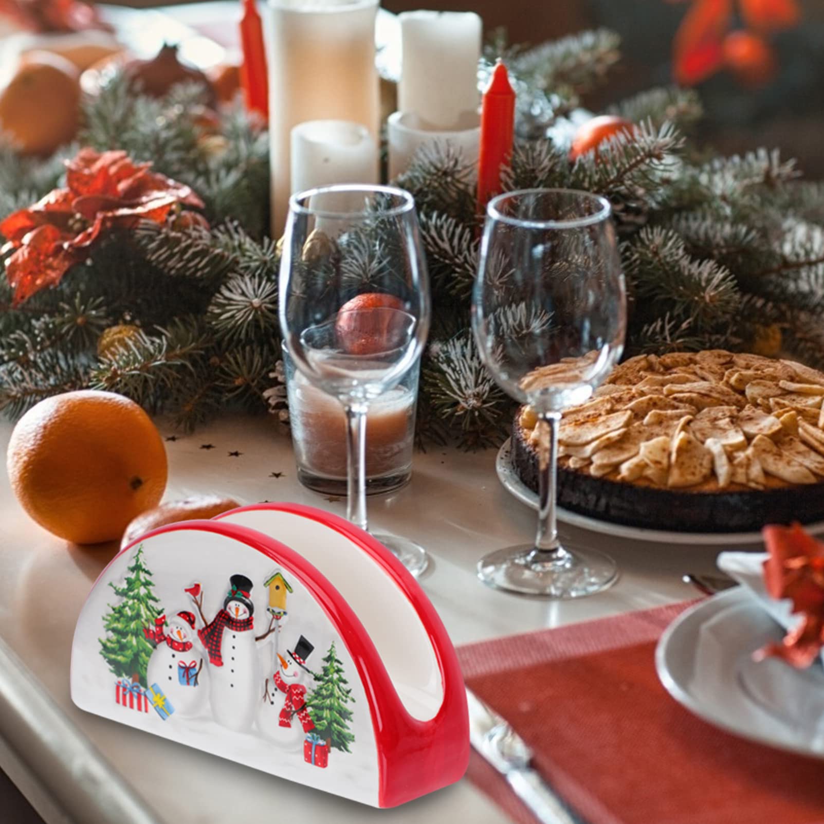 DOITOOL Nordic-style tissue holder fits modern table decor