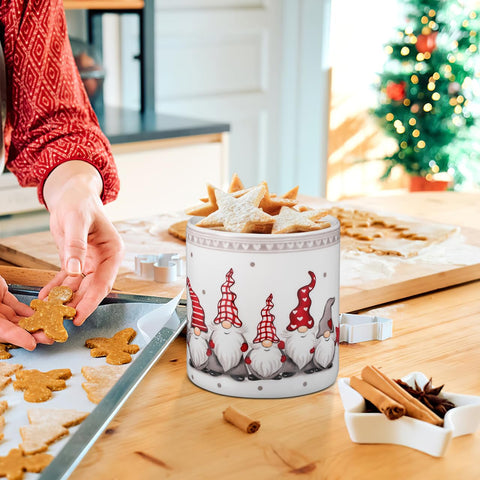DOITOOL cookie jar dishwasher-safe nonstick glaze for simple cleaning.