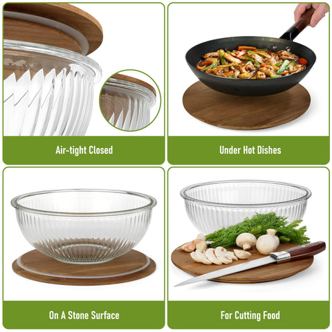 dokaworld acacia lids shown with tight-fit seal