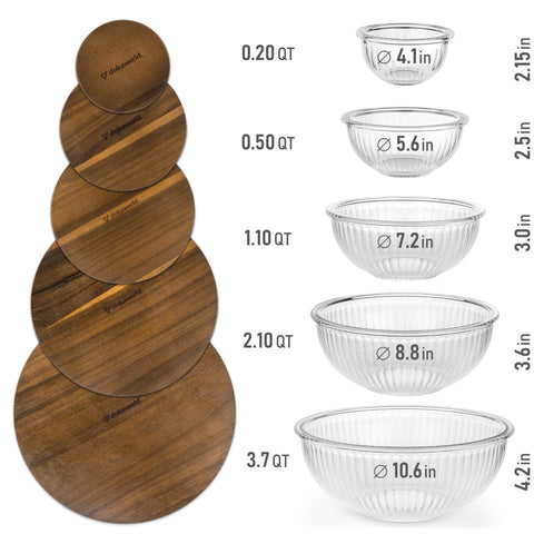 dokaworld acacia lids tight seal for fresh leftovers