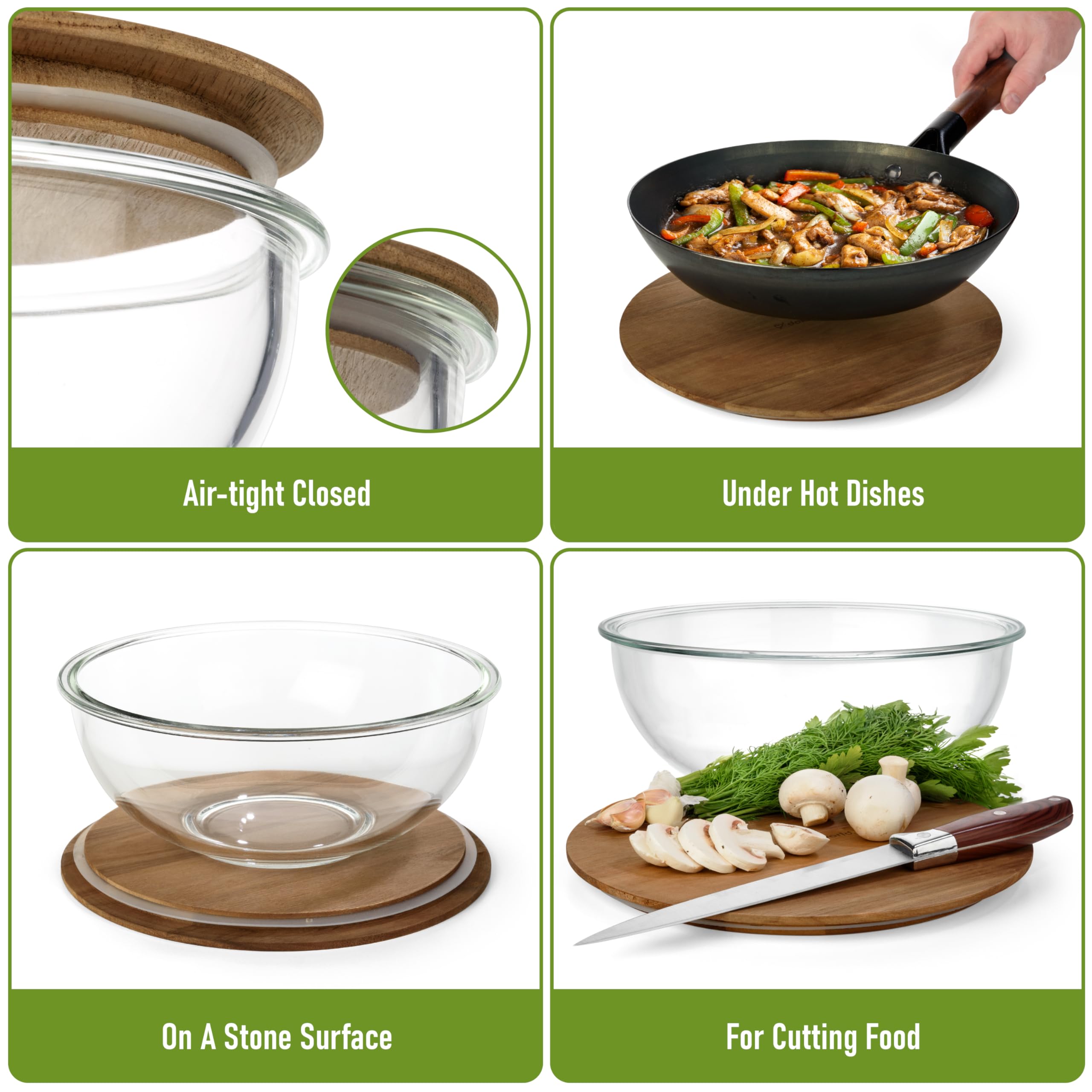 Dokaworld borosilicate bowls are microwave-safe for quick heating