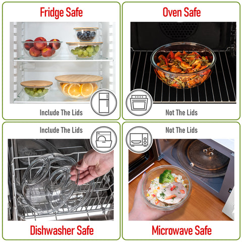 dokaworld five sizes from 0.2 to 3.75 qt support prep