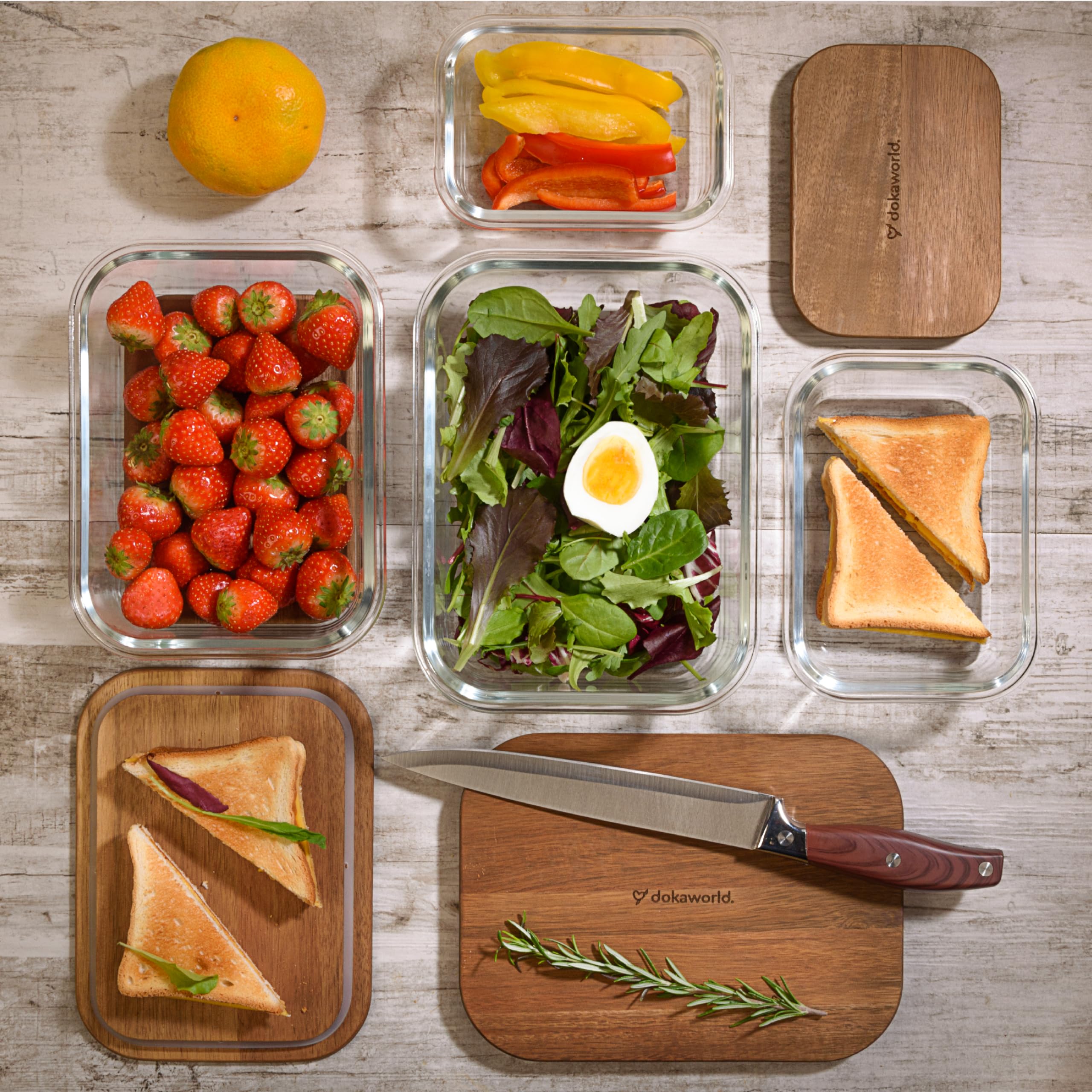 dokaworld compact design aids pantry and fridge organization