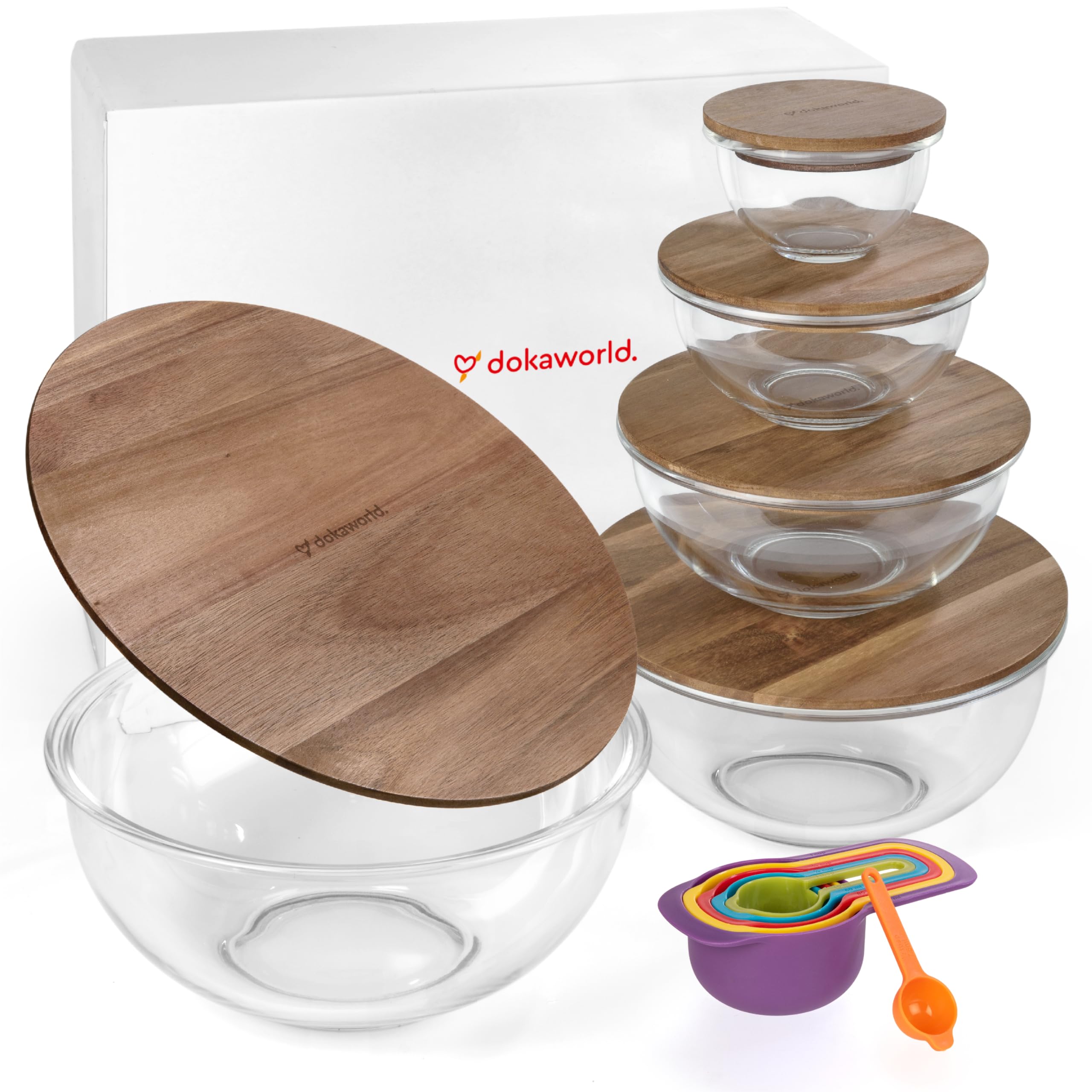 Compact nesting design helps organized storage