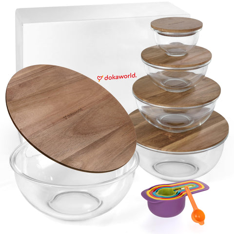 Compact nesting design helps organized storage