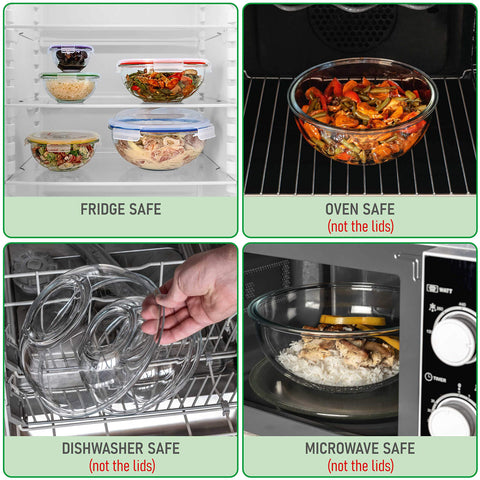 Dokaworld 3.75 qt bowls for large mixes and family meals