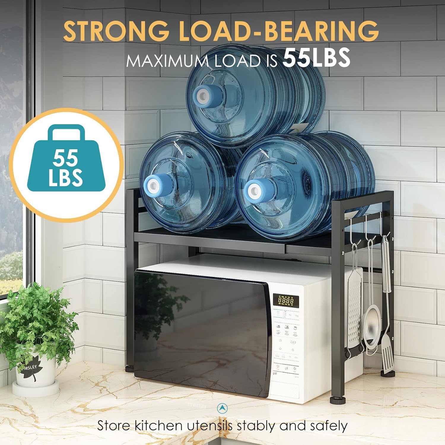 DOLALIKE easy-install rack includes tools for quick setup.