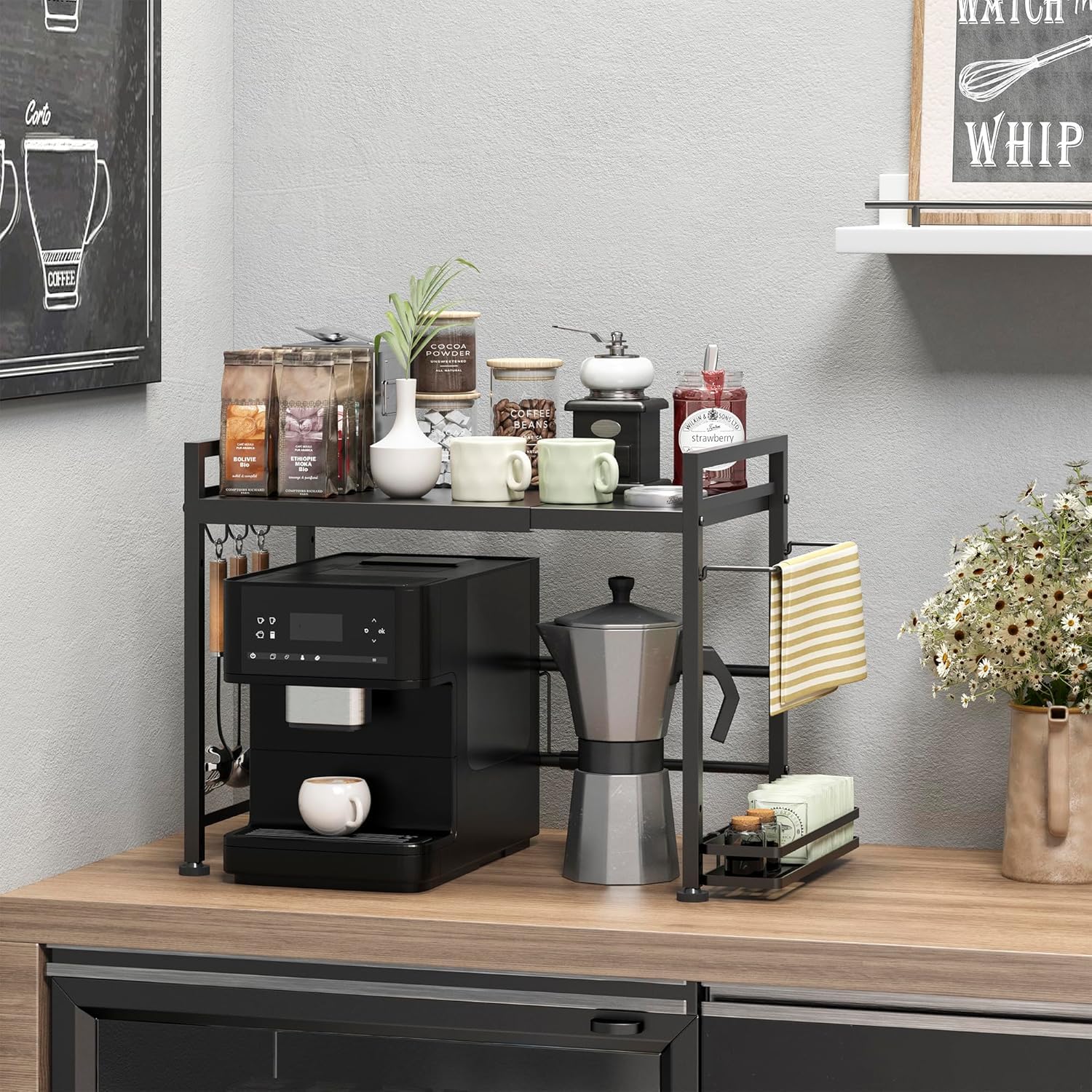 Dolalike carbon steel construction emphasizes durable support for appliances.