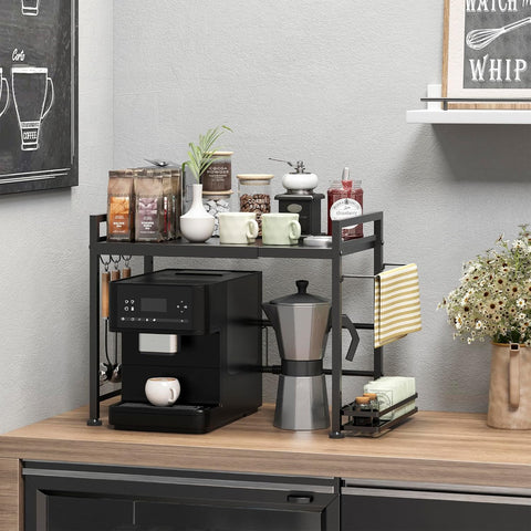Dolalike carbon steel construction emphasizes durable support for appliances.