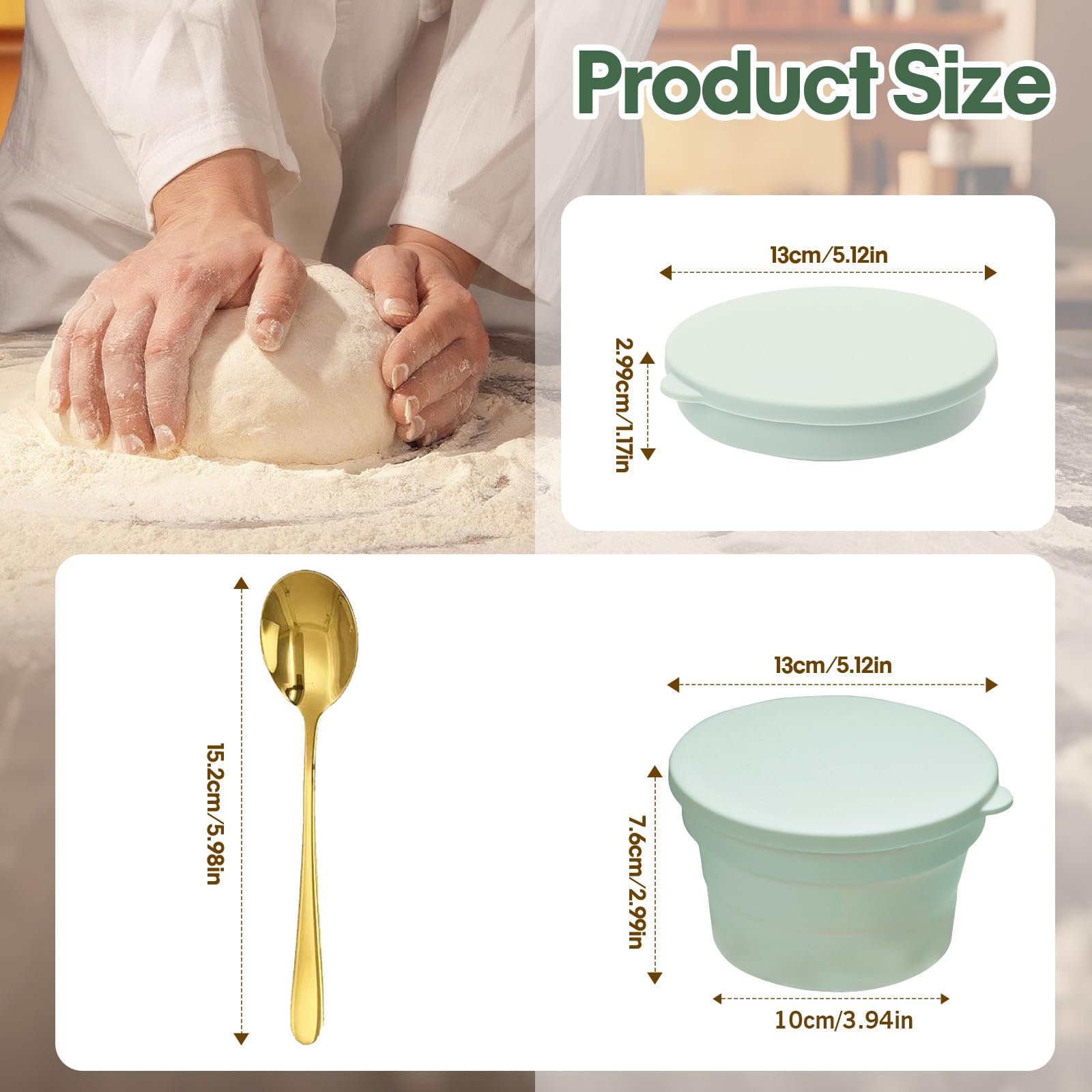 Dolcety pizza dough proofing box collapsible design offers compact storage and easy folding.