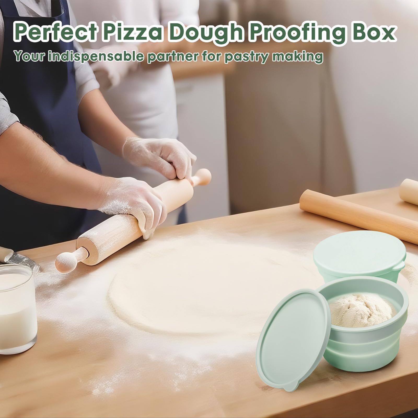 Dolcety pizza-dough-proofing-box-dishwasher-safe ready for quick cleanup.