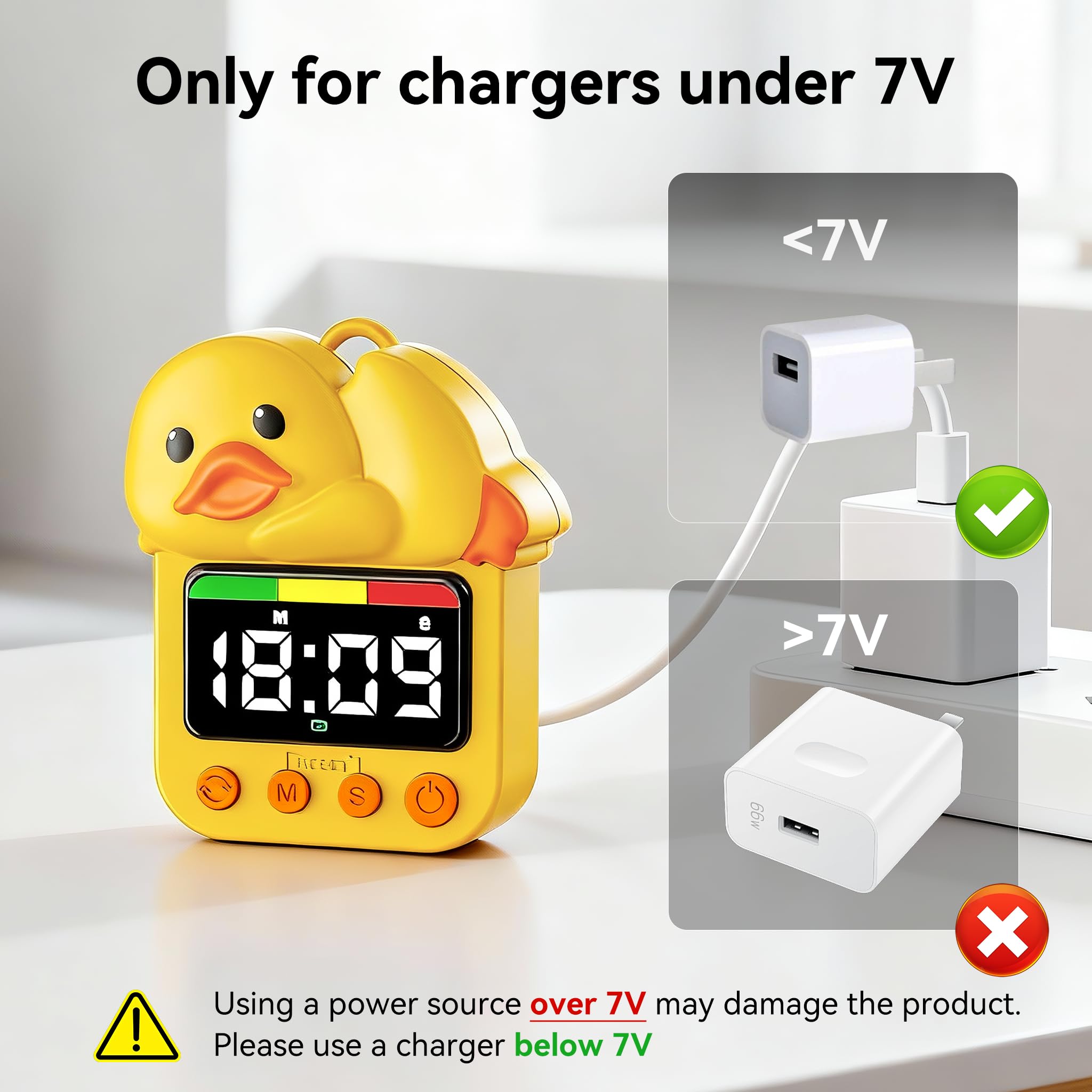 Doli Yearning duck timer IPX5 waterproof rating handles bathroom humidity.