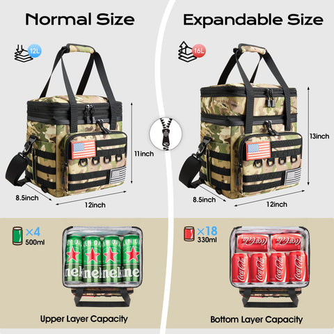 DOLOPL lunch bag displaying waterproof outer fabric for outdoor use.