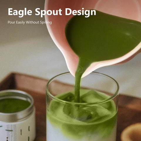 Domaci bamboo whisk from Domaci for quick, creamy matcha.
