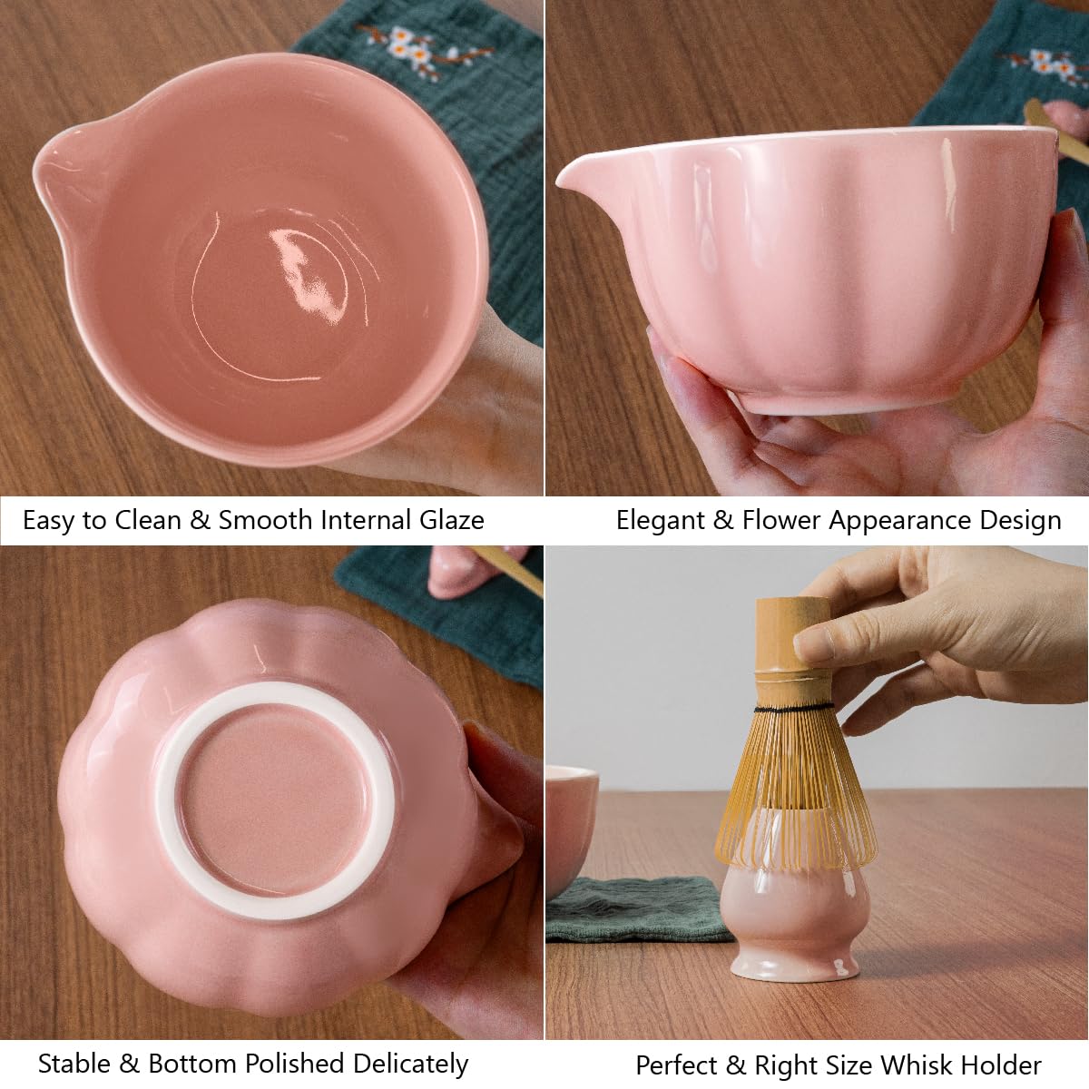 Domaci whisk holder keeps tools organized on the counter.