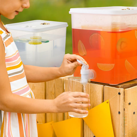 Domensi filter screen for safe fruit pieces in drinks.