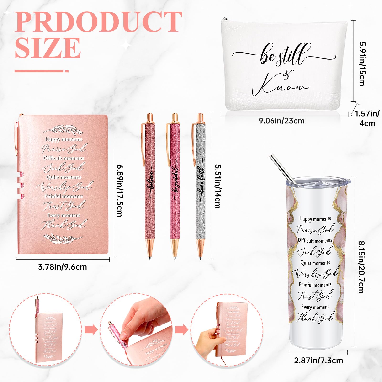 Domensi glitter ballpoint pens add sparkle to notes and journaling