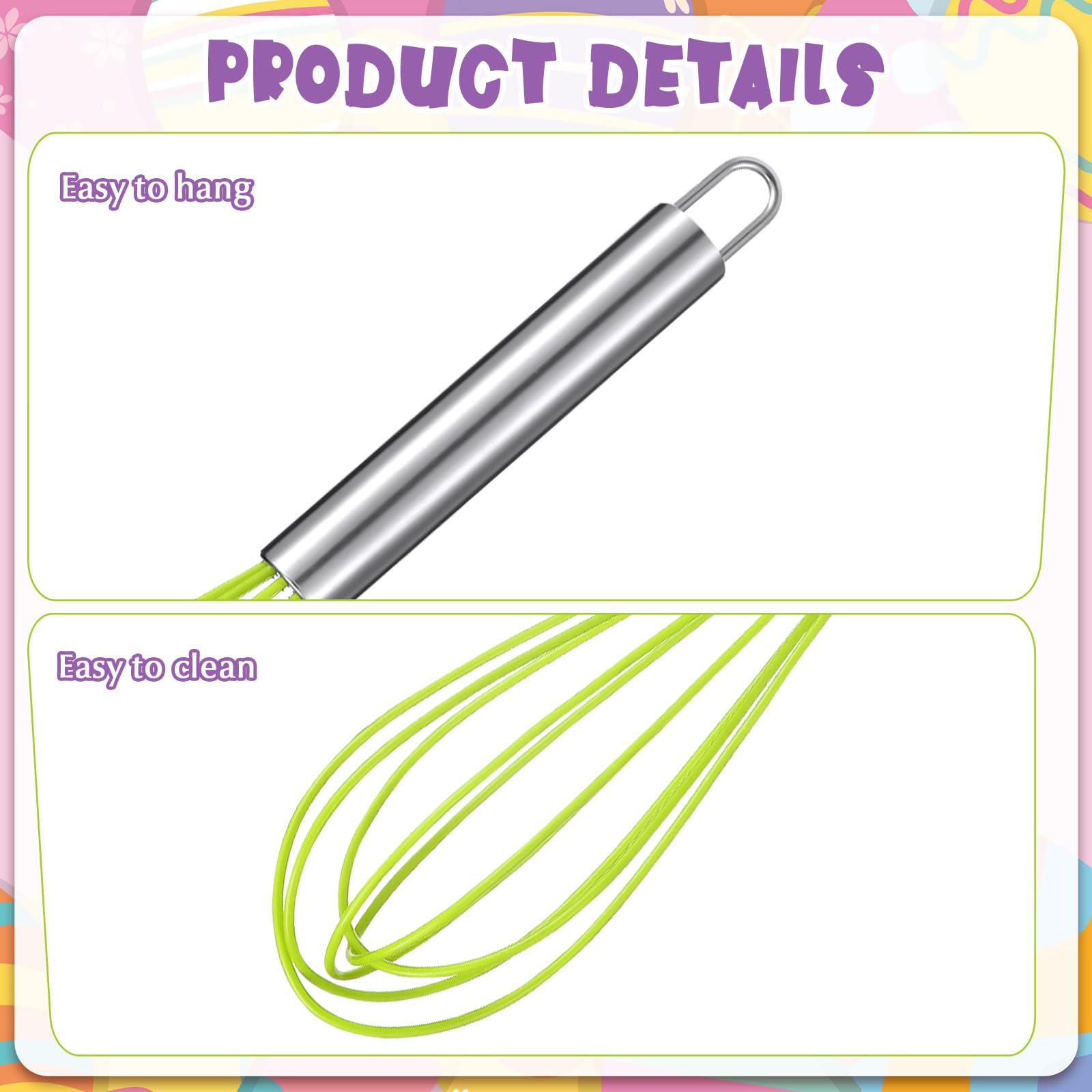 Domensi party-favor whisk bulk pack doubles as decorations and gifts.
