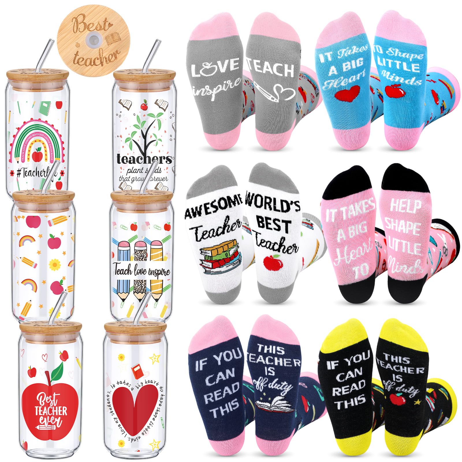 Domensi 16 oz glass cups with lids, ideal for iced coffee on busy mornings.