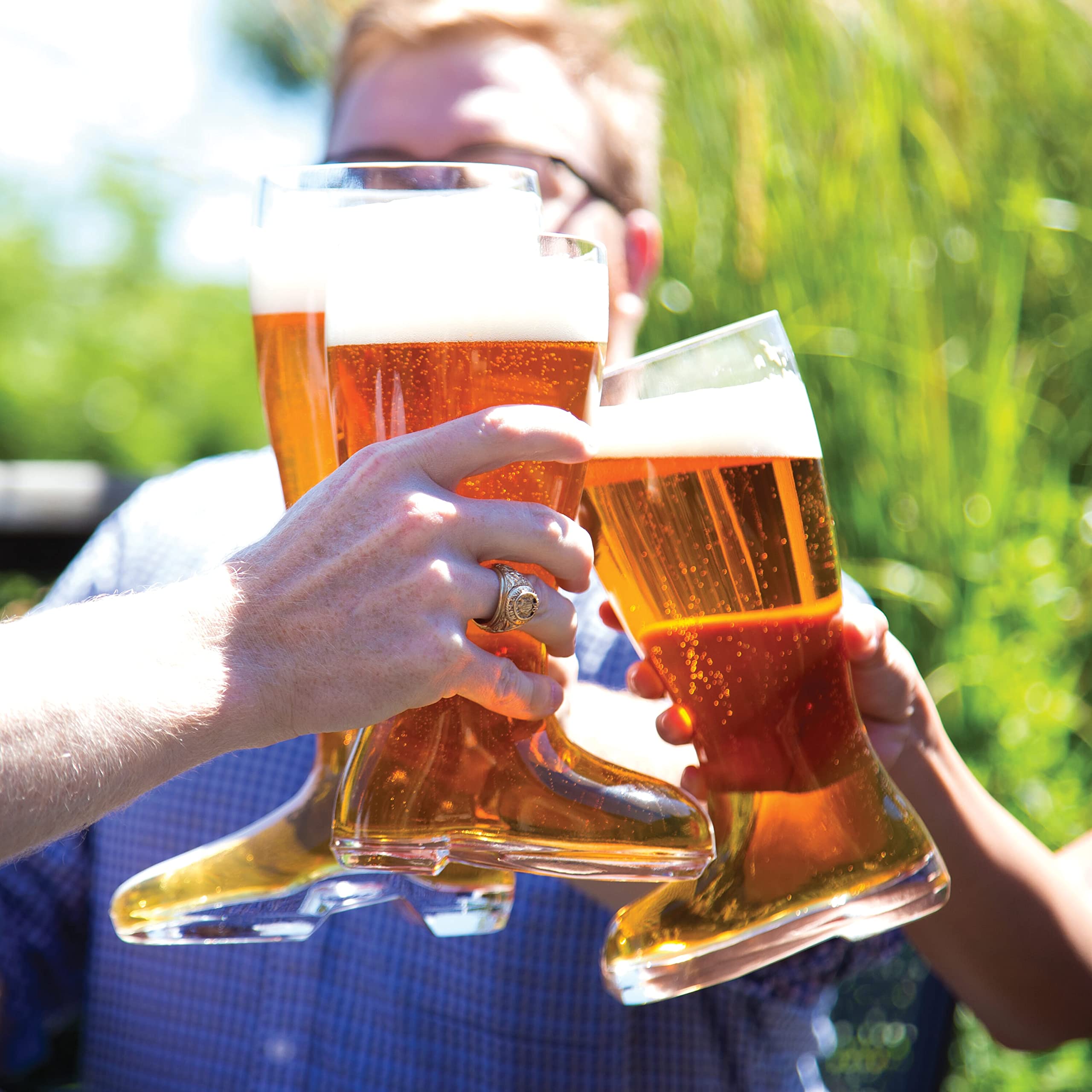 Das Boot glass dishwasher safe for easy cleanup after celebrations.