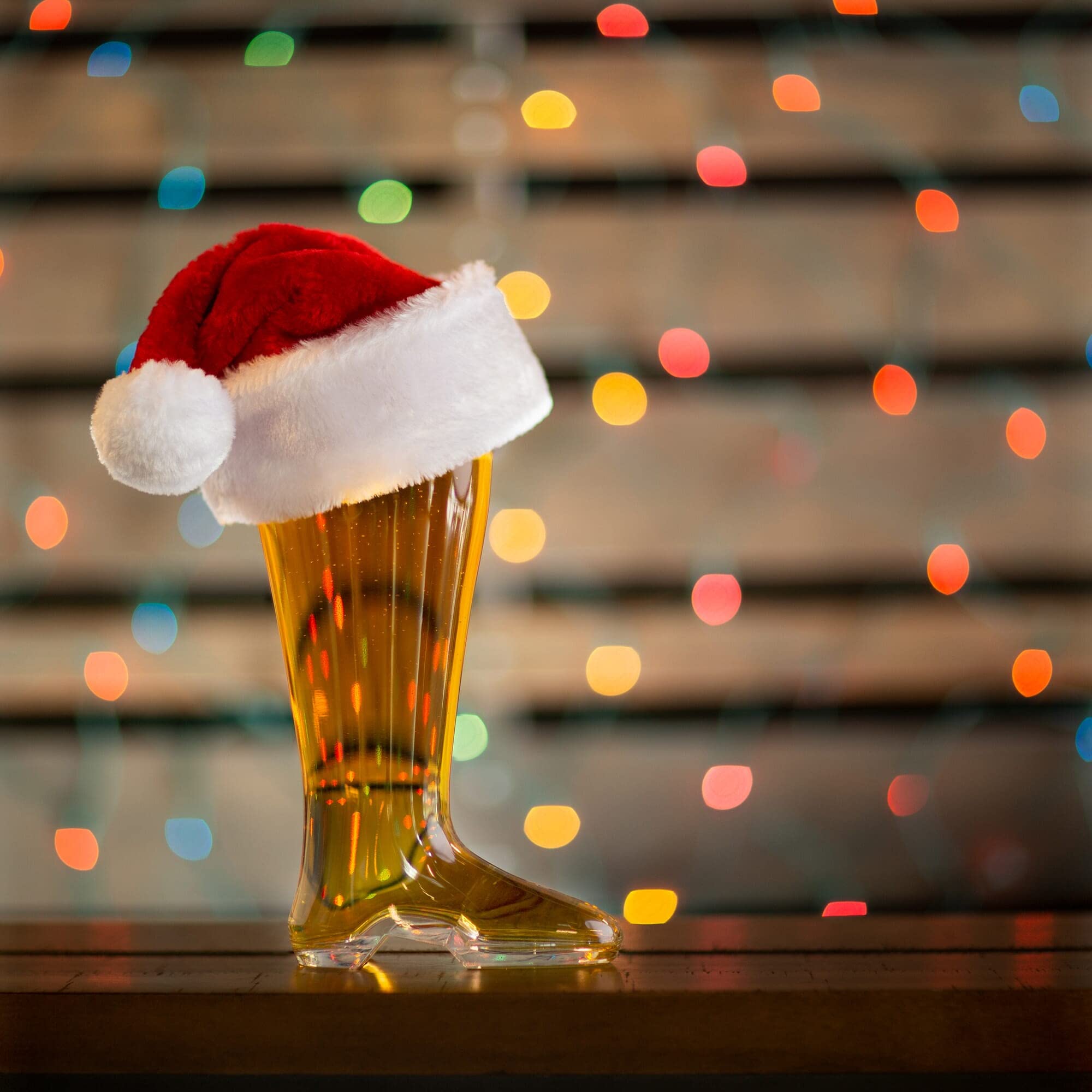 Oktoberfest-inspired Das Boot on a festive table setting.