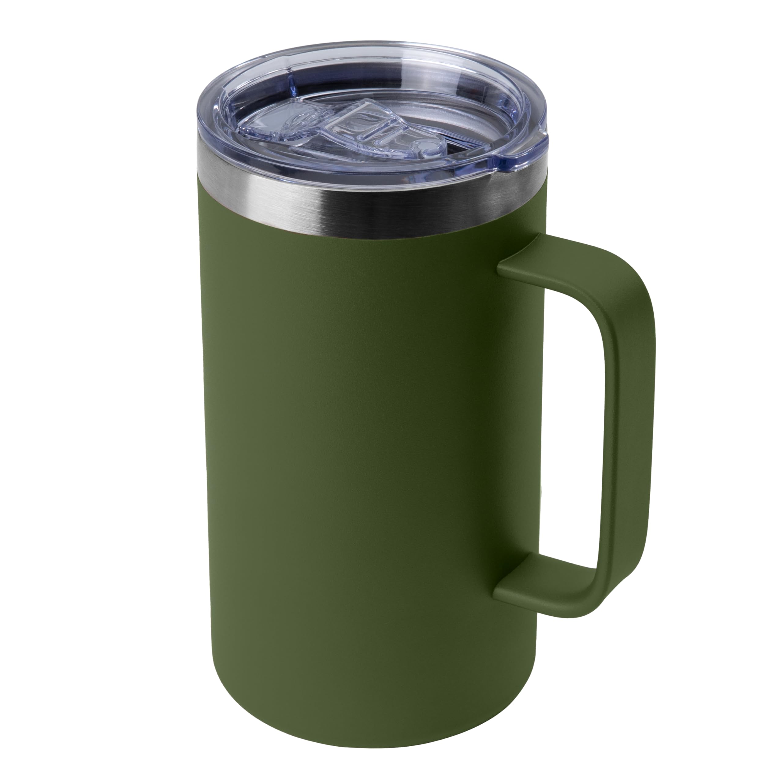 DOMICARE 24oz mug with handle and lid for easy grip