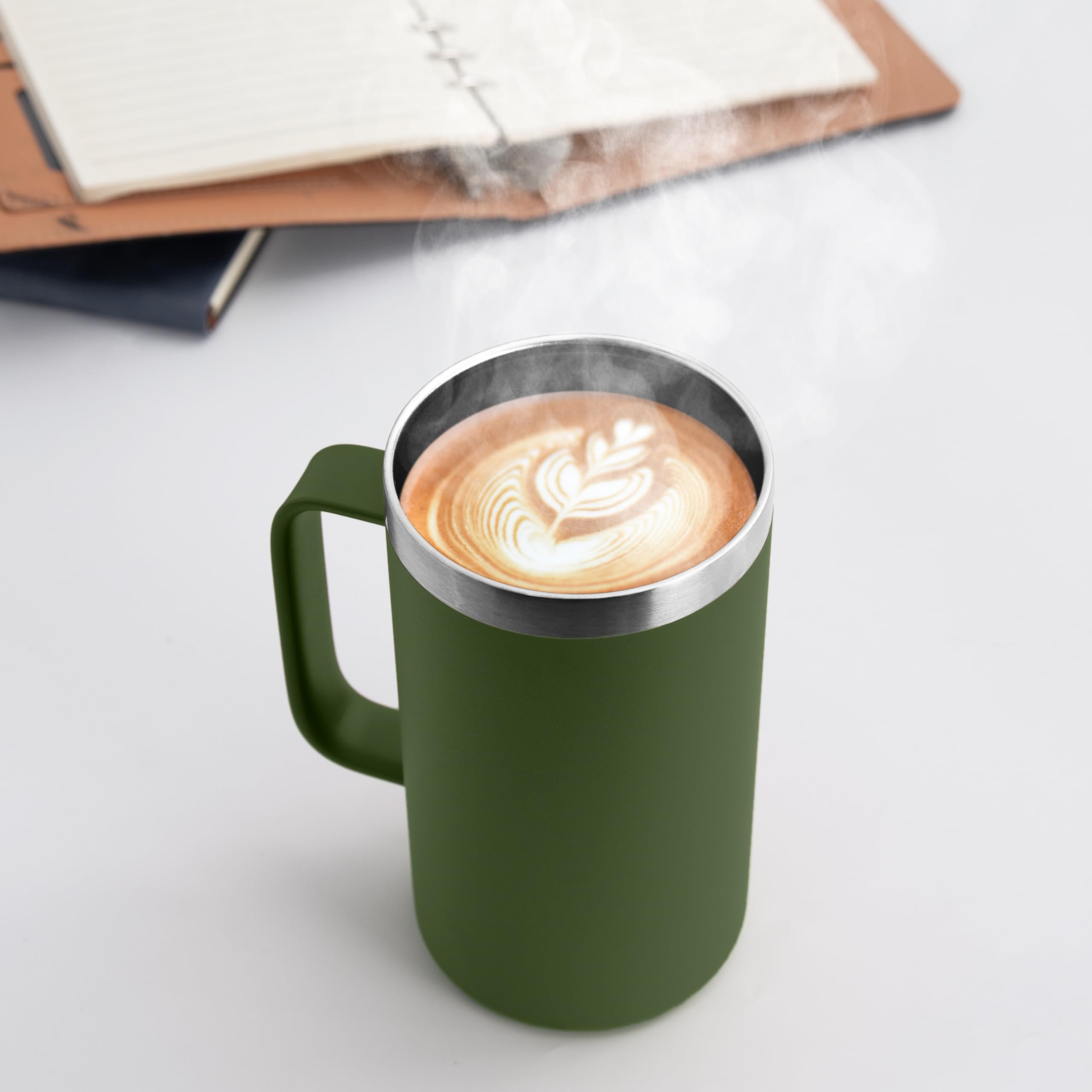 DOMICARE stainless steel 24oz mug for durable daily use