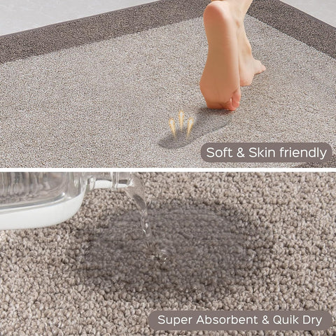DOMUSTEX absorbent microfiber close up highlights moisture absorption for spills