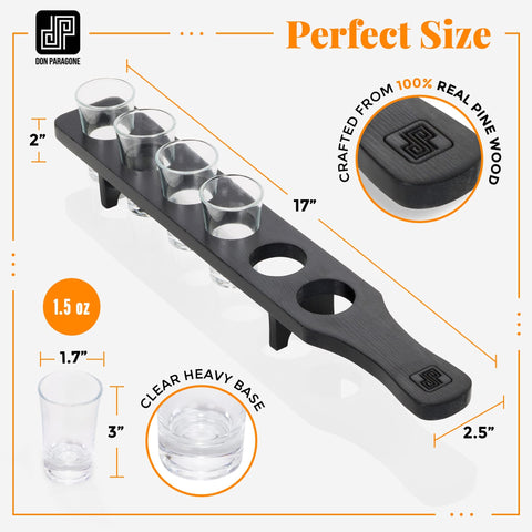Don Paragone bulk shot set makes hosting easier for large parties with style