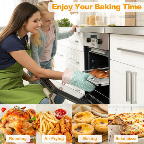 DONGULI healthier-cooking-without-oil works with oven air fryer for lower-oil meals.
