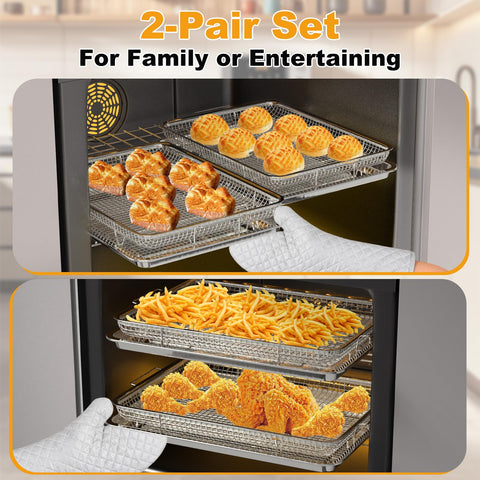 DONGULI mess-free-kitchen-design keeps oil splatter away and doubles as a cooling rack.