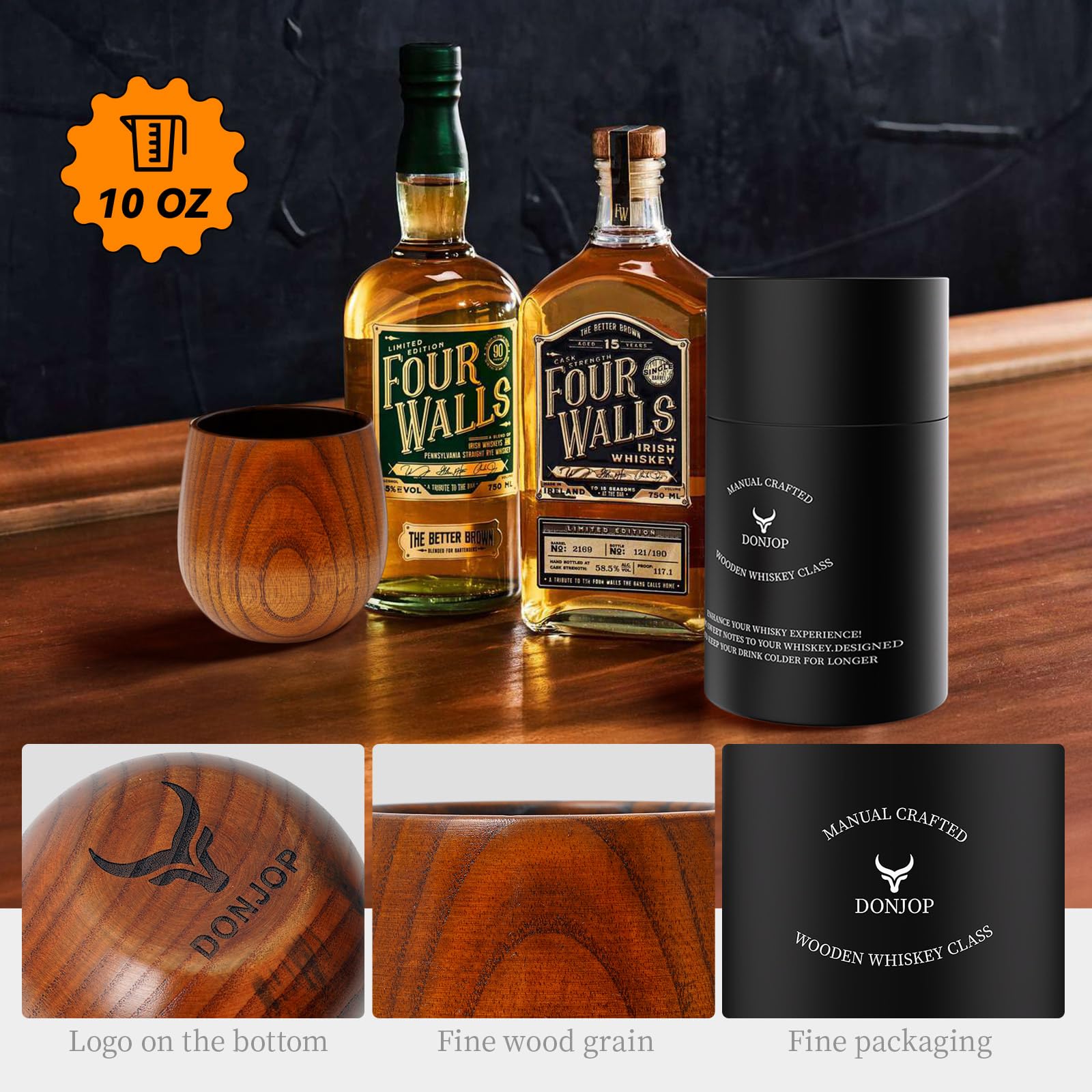 DONJOP easy maintenance with mild soap and air-dry preserves flavor-enhancing wood.