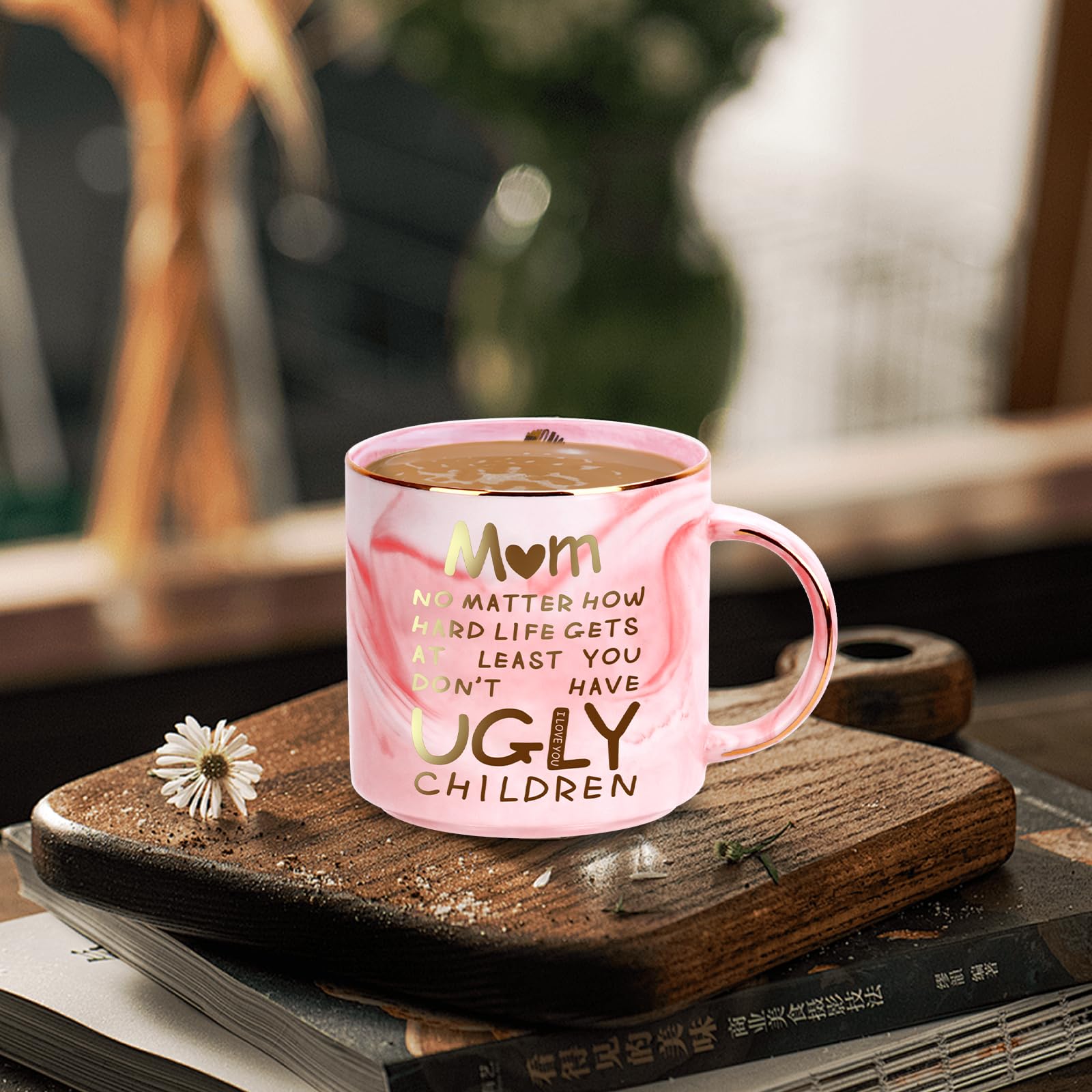 Donse Valentines Mom Mug is dishwasher safe for daily use