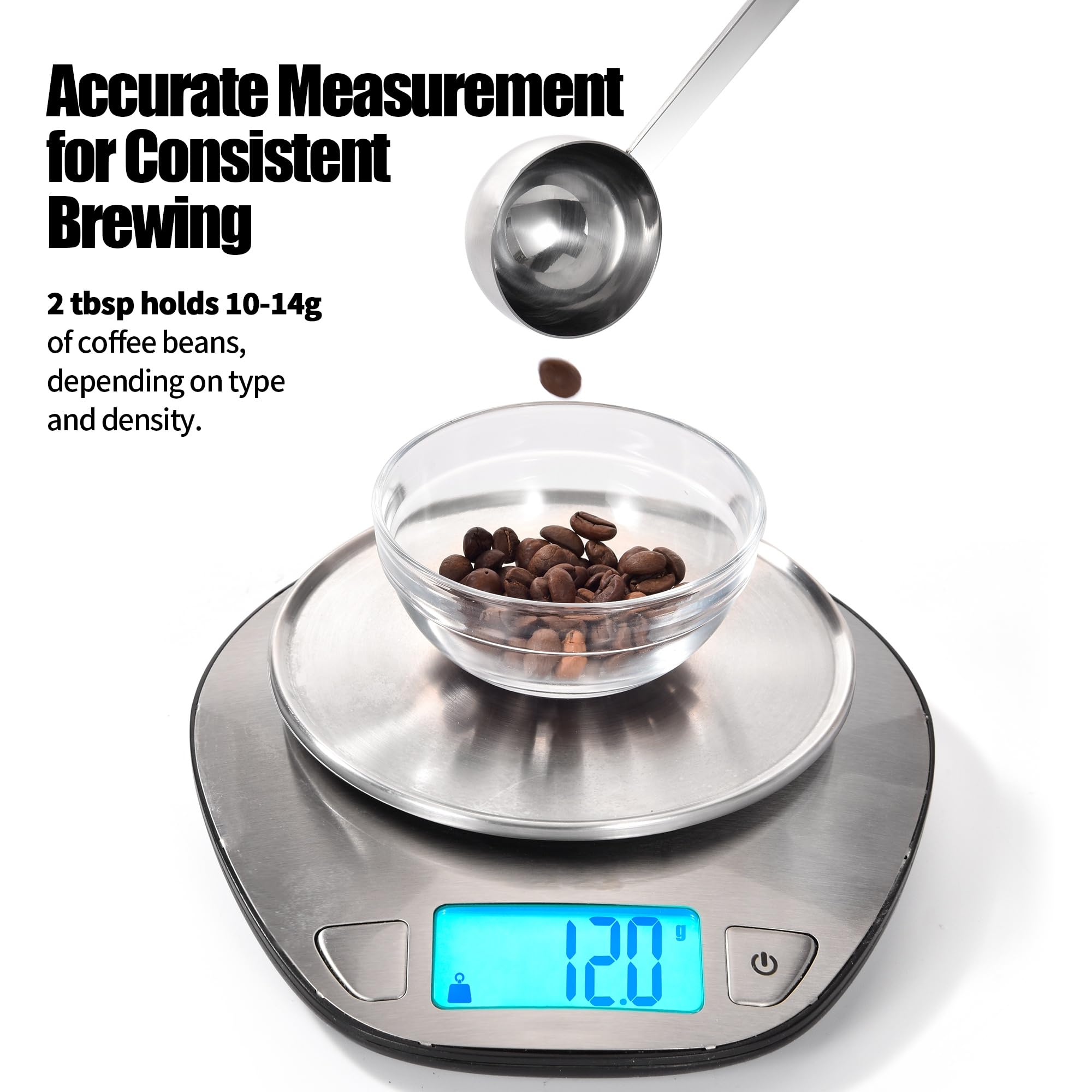 Doosu coffee scoop is dishwasher-safe for quick cleanup.