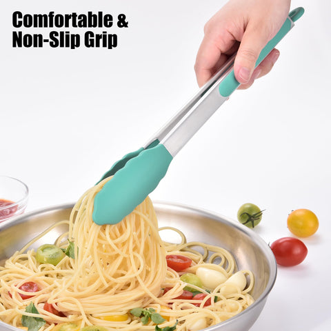 Doosu Kitchen Tongs ideal for grilling steaks and turning burgers with precision