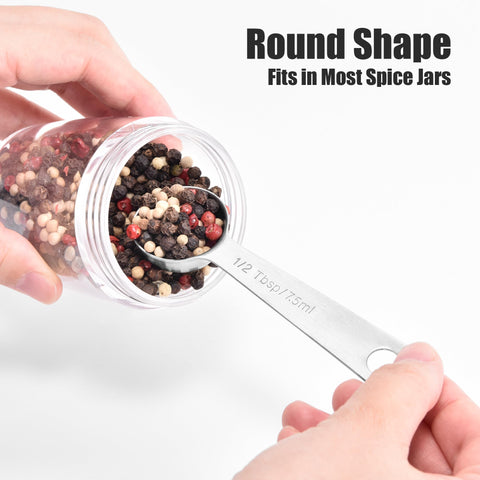 Doosu spoons with engraved marks for durable, accurate measurements.