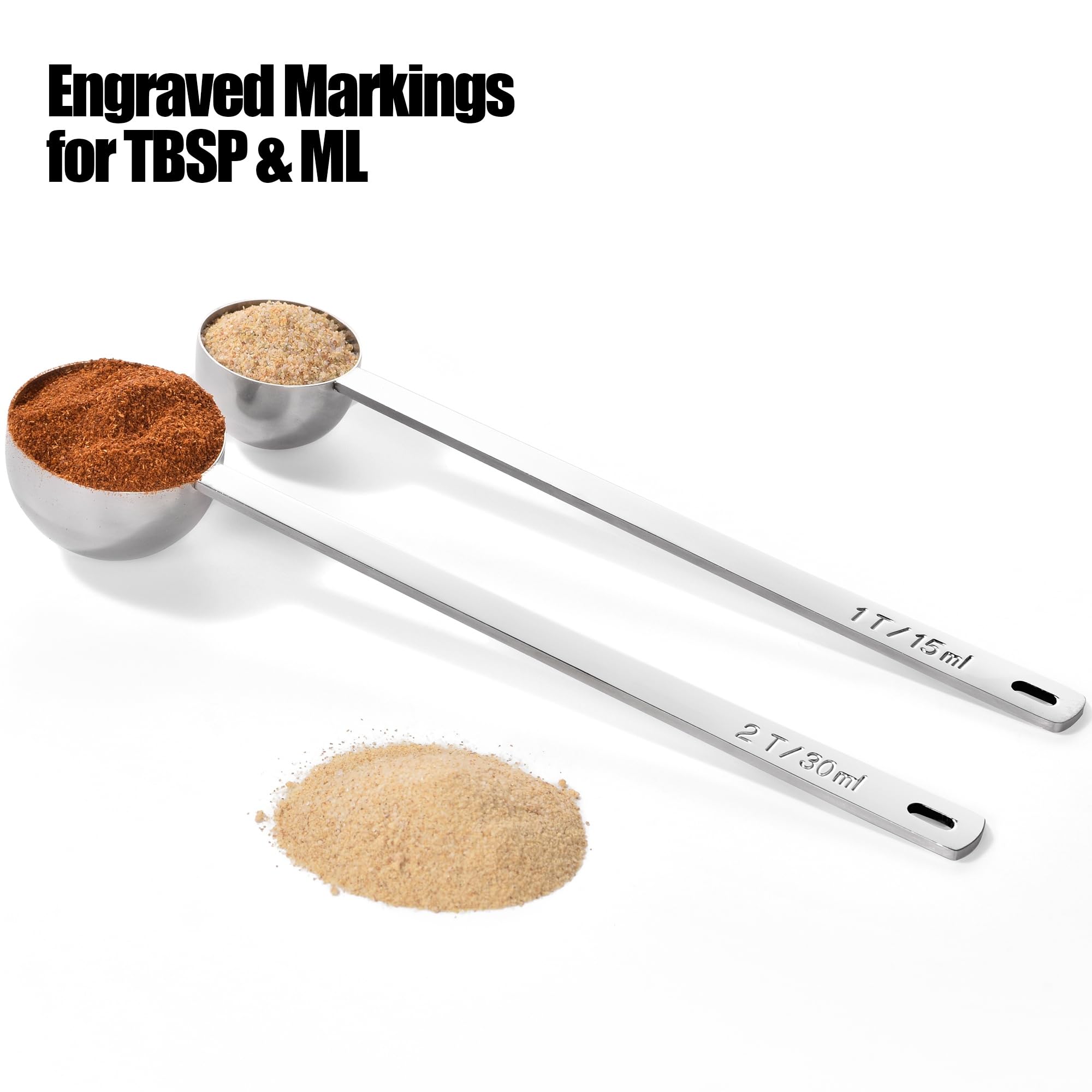 Doosu multi-use scoop handles powders, spices, and beverages.