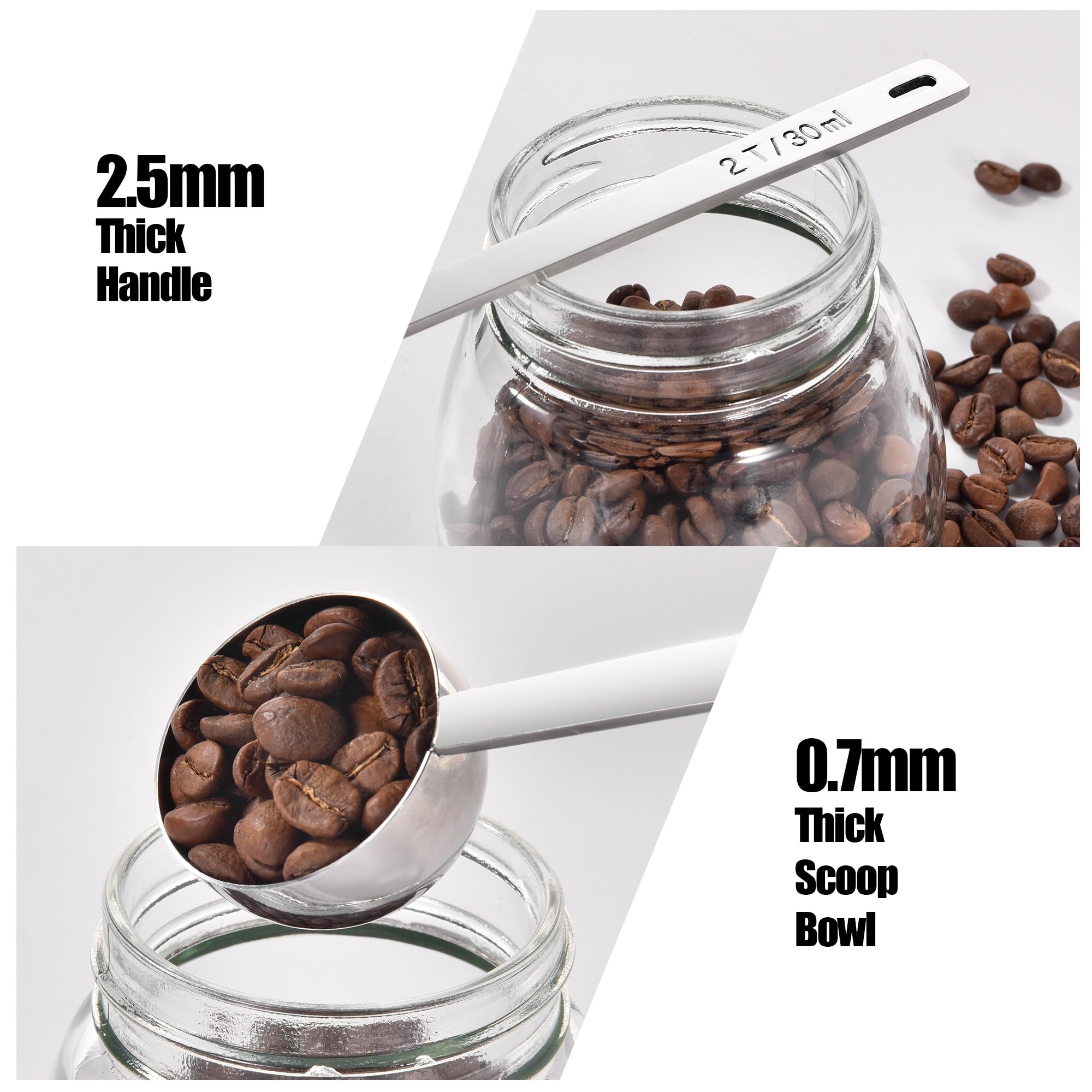 Doosu reinforced handle offers a secure grip during scooping sessions.
