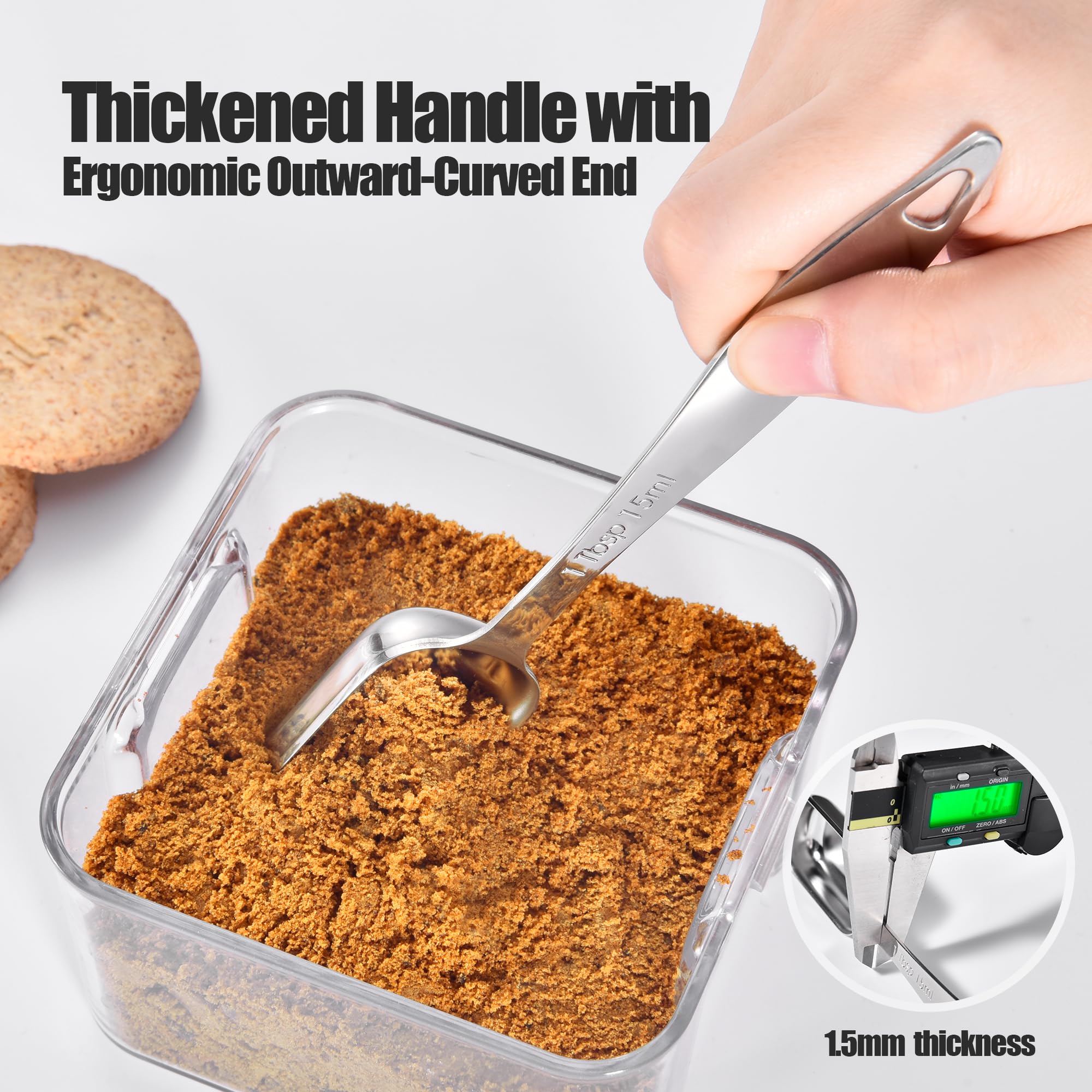 Doosu rustproof 18/8 stainless steel resists staining.