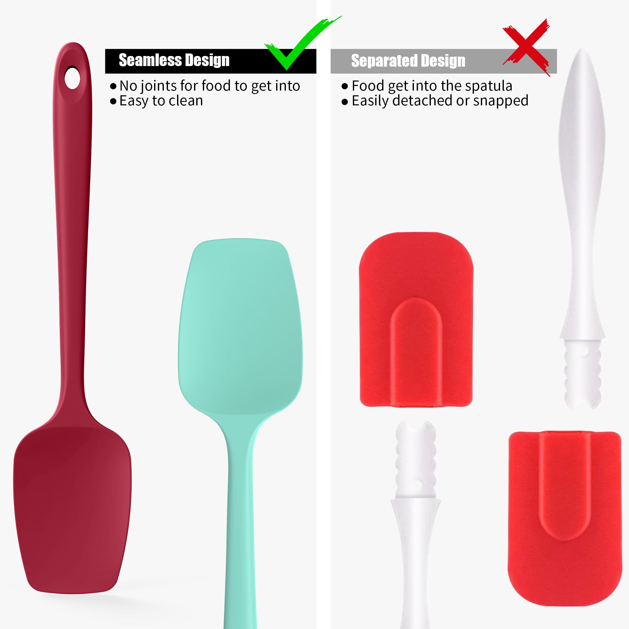 Doosu three-piece spoon spatula set for a convenient kitchen upgrade.
