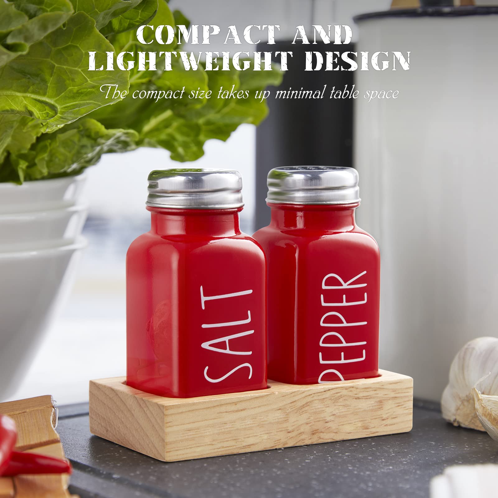 Dopeca red kitchen décor accessory suitable for Christmas and housewarmings.