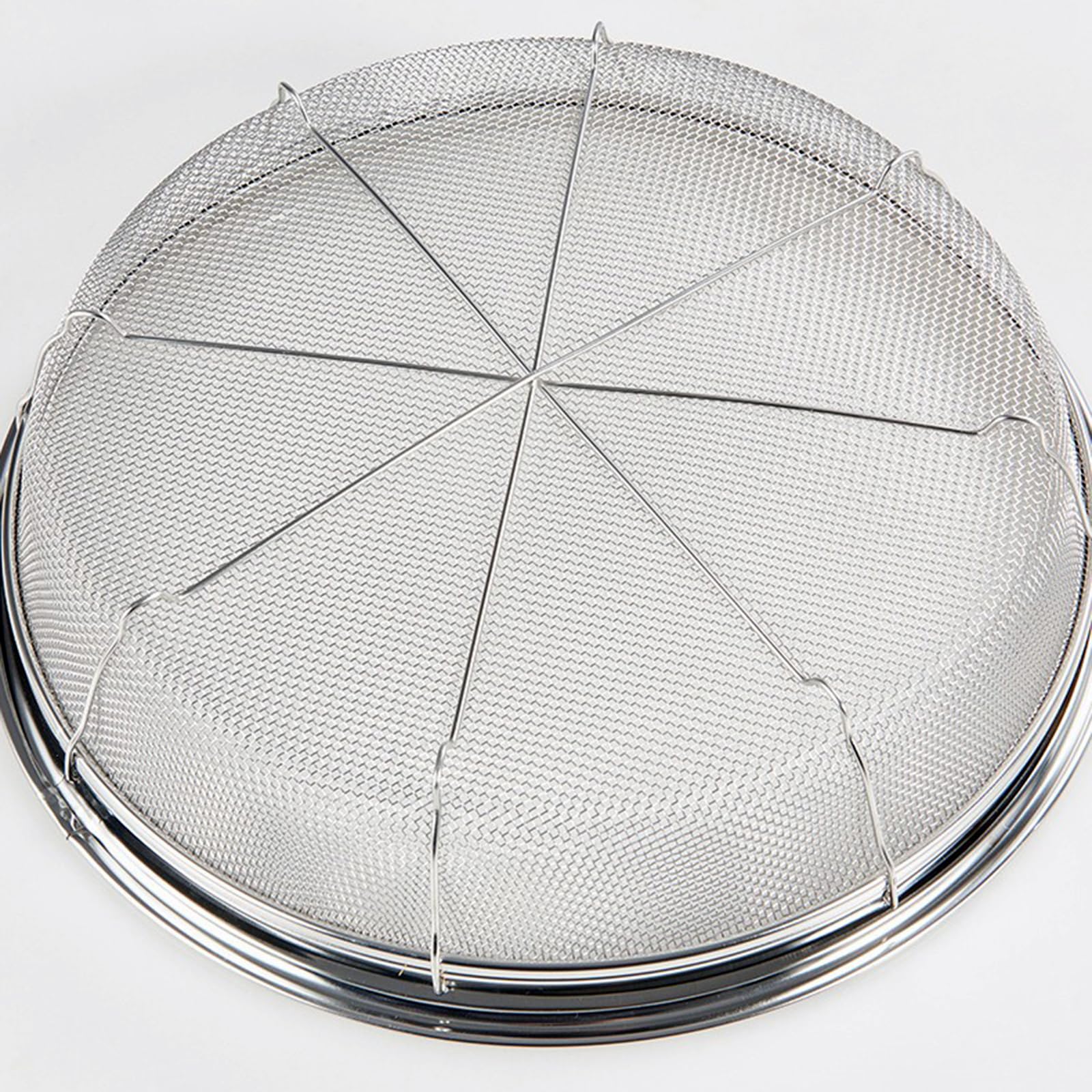 DOPMEP fine mesh strainer bowl pasta drain for efficient cooking cleanup